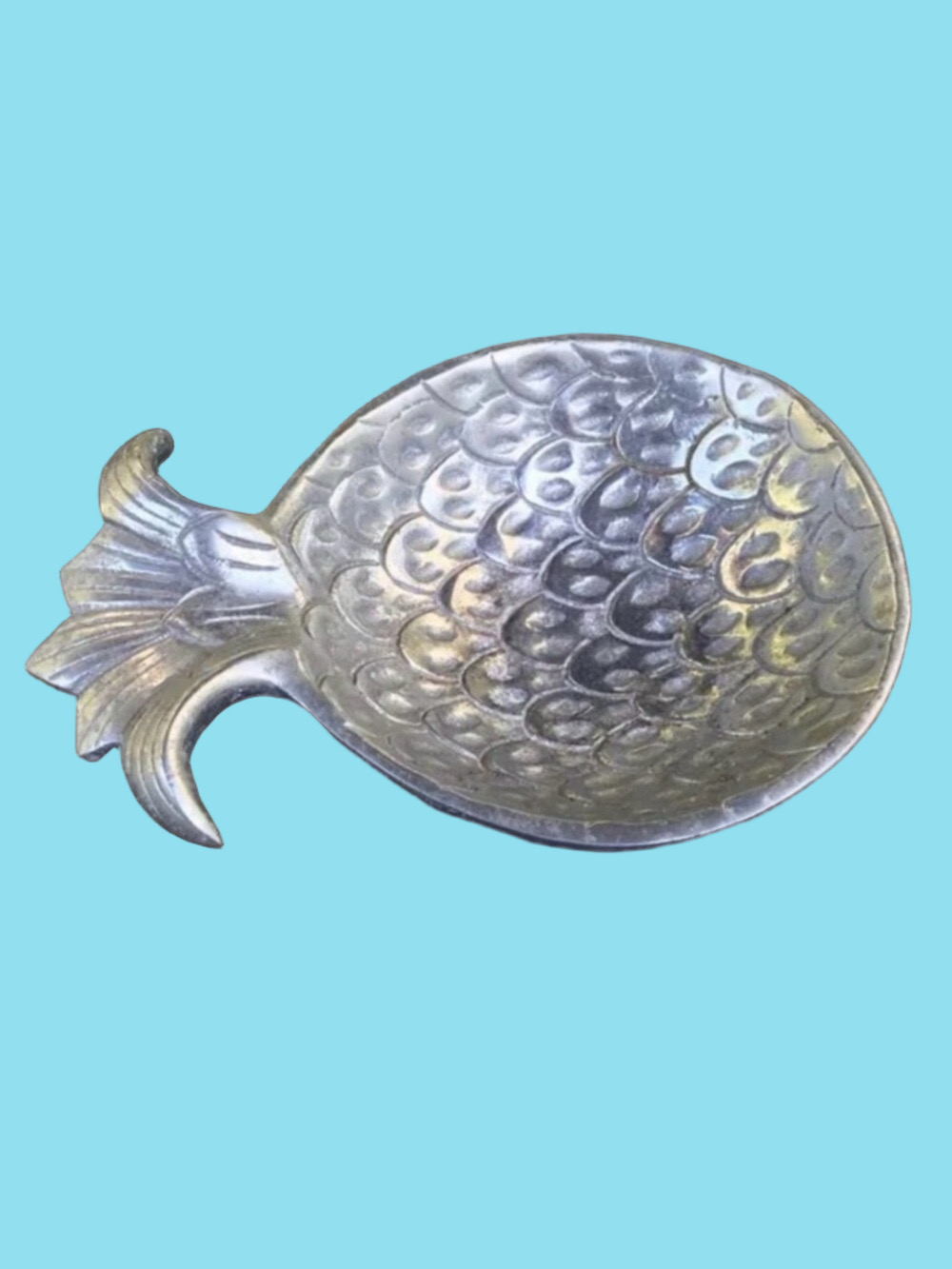 Metal Pineapple Dish/Bowl Made in Mexico